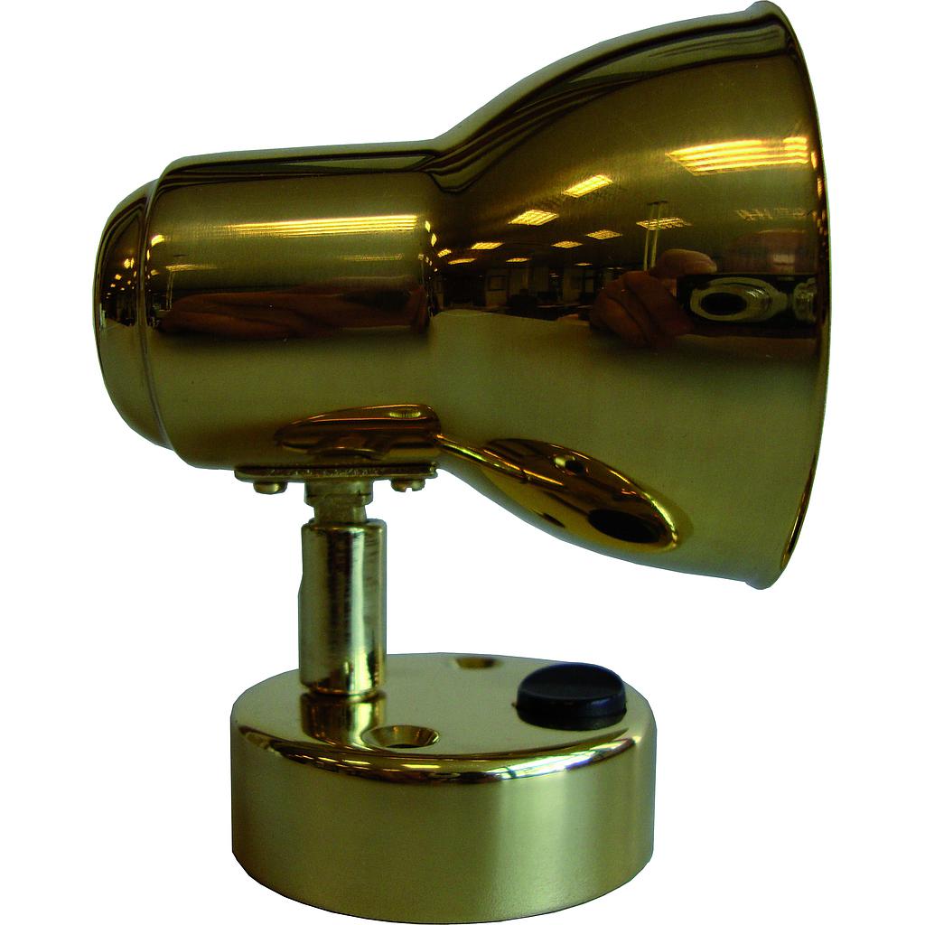 Leselampe Messing lackiert