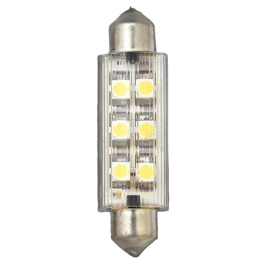 LED-Soffittenlampe  12V  0 5W  42x12mm  Lichtfarbe: Warm White