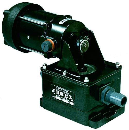 IDREX S40  24V/7A  37l/min Selbstansaugende Deckwasch- und Dieselpumpe. Schlauchanschluss Ø25mm