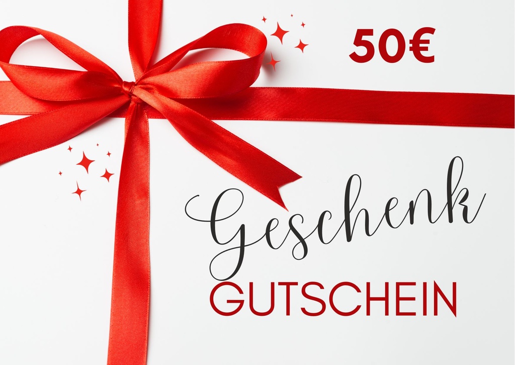 Geschenkgutschein 50 €