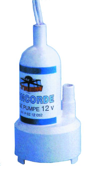 Trinkwasser-Tauchpumpe Concorde"  12V / 2 5A  Ø52mm  Schlauch Ø11mm ( Passt in fast jeden Wasserkanister )"