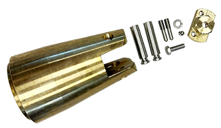 Radice Naafkit M10 voor 2-blads klapschroef 13" - 17" voor Saildrive SELVA-13t