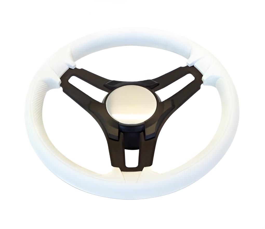 350 mm Gussi Steuerrad Selva Weiß