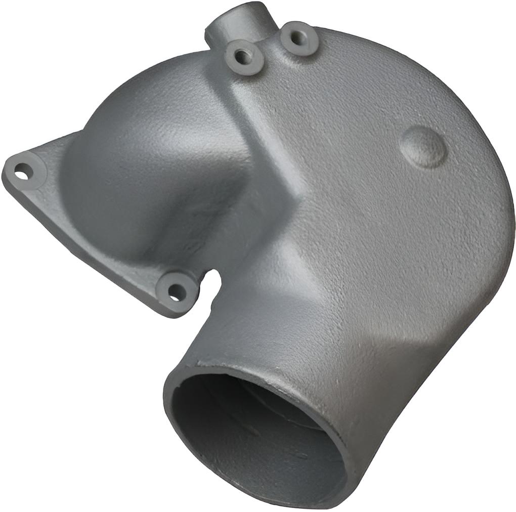 Abgasknie passend für Yanmar 4LH Edelstahl