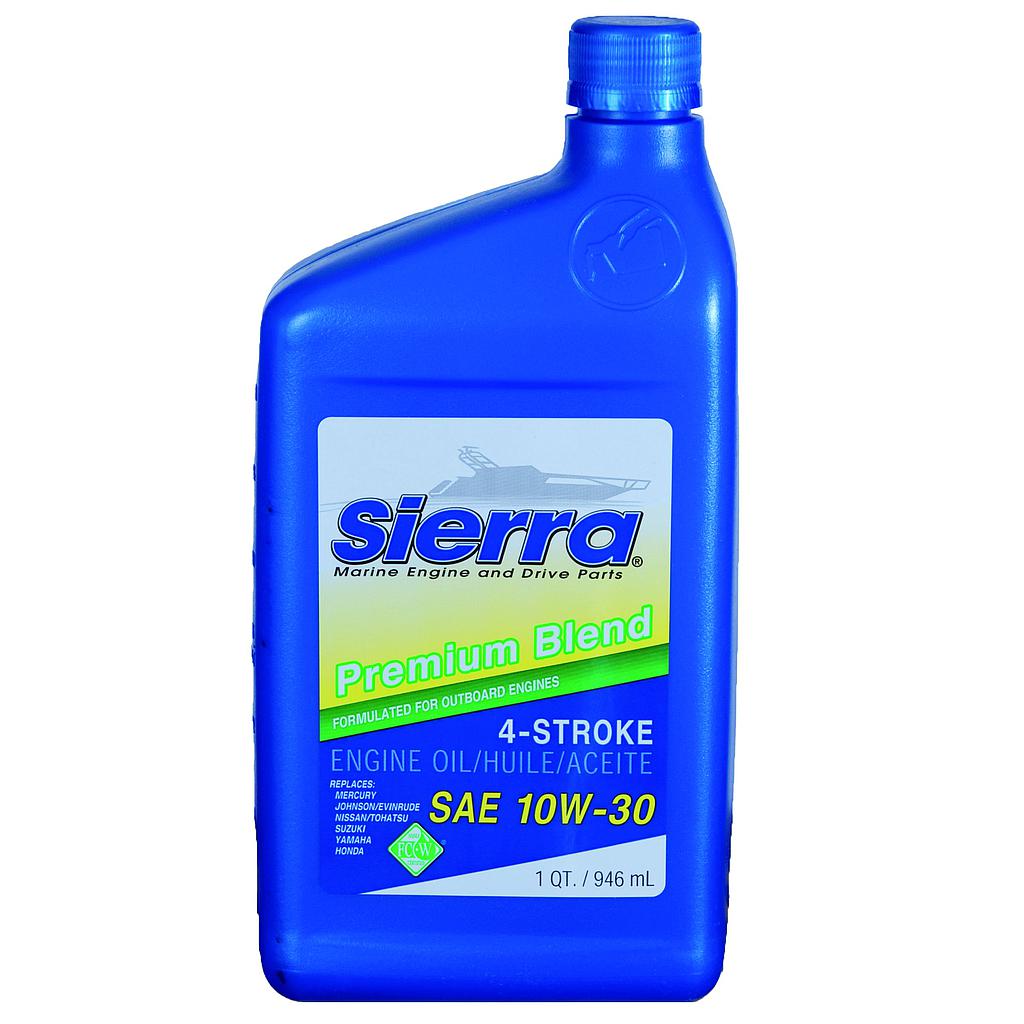 Motorolie Sierra 10W30  946ml voor Outboards 4-T