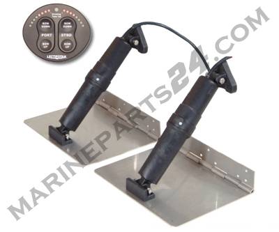 Trimmklappensatz mit Stellanzeige für Boote von 8-12,0m