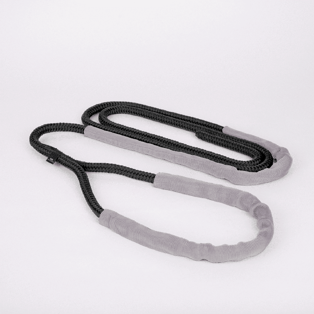 Poly Ropes Storm X Ø 12 mm Länge 15 m Festmacherleine schwarz/grau