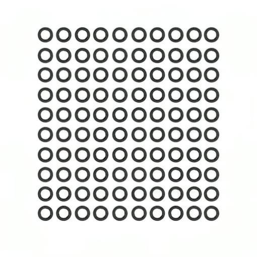 Recmar Ölablassschrauben-Dichtscheiben 10 x 17 x 1,5 mm für Suzuki, Mercury/Mariner, Tohatsu und OMC – 100 Stück