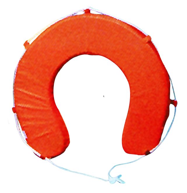 Hufeisen-Rettungsring "Commodore" Orange