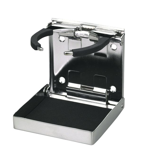 NIRO Getränkehalter mit Federgrip  klappbar