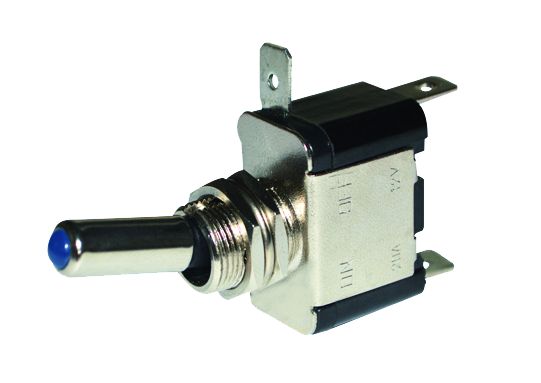 Kippschalter  24V  ON / OFF  Blau LED
