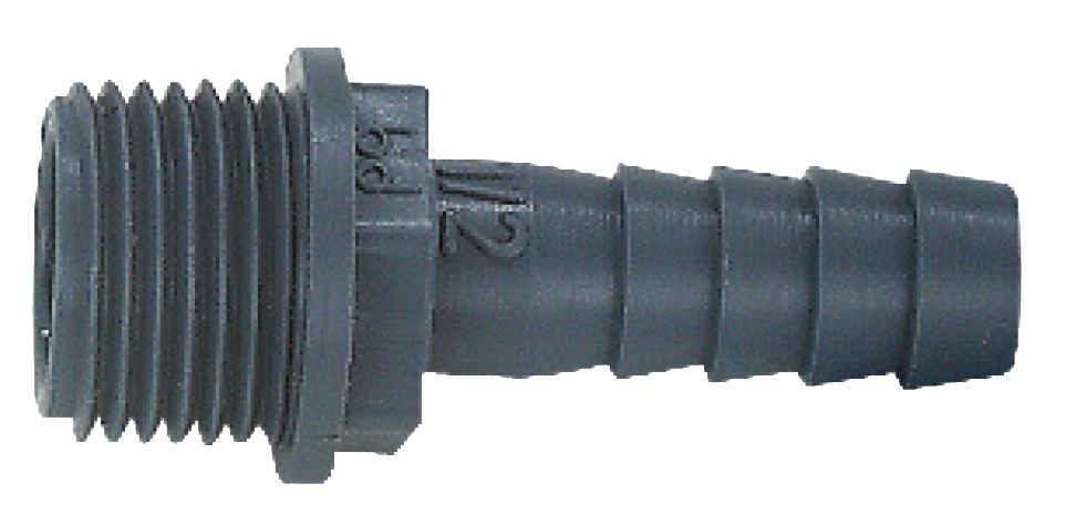 Kunststoff Schauchanschluß  3/8 x 16-18mm  gerade"