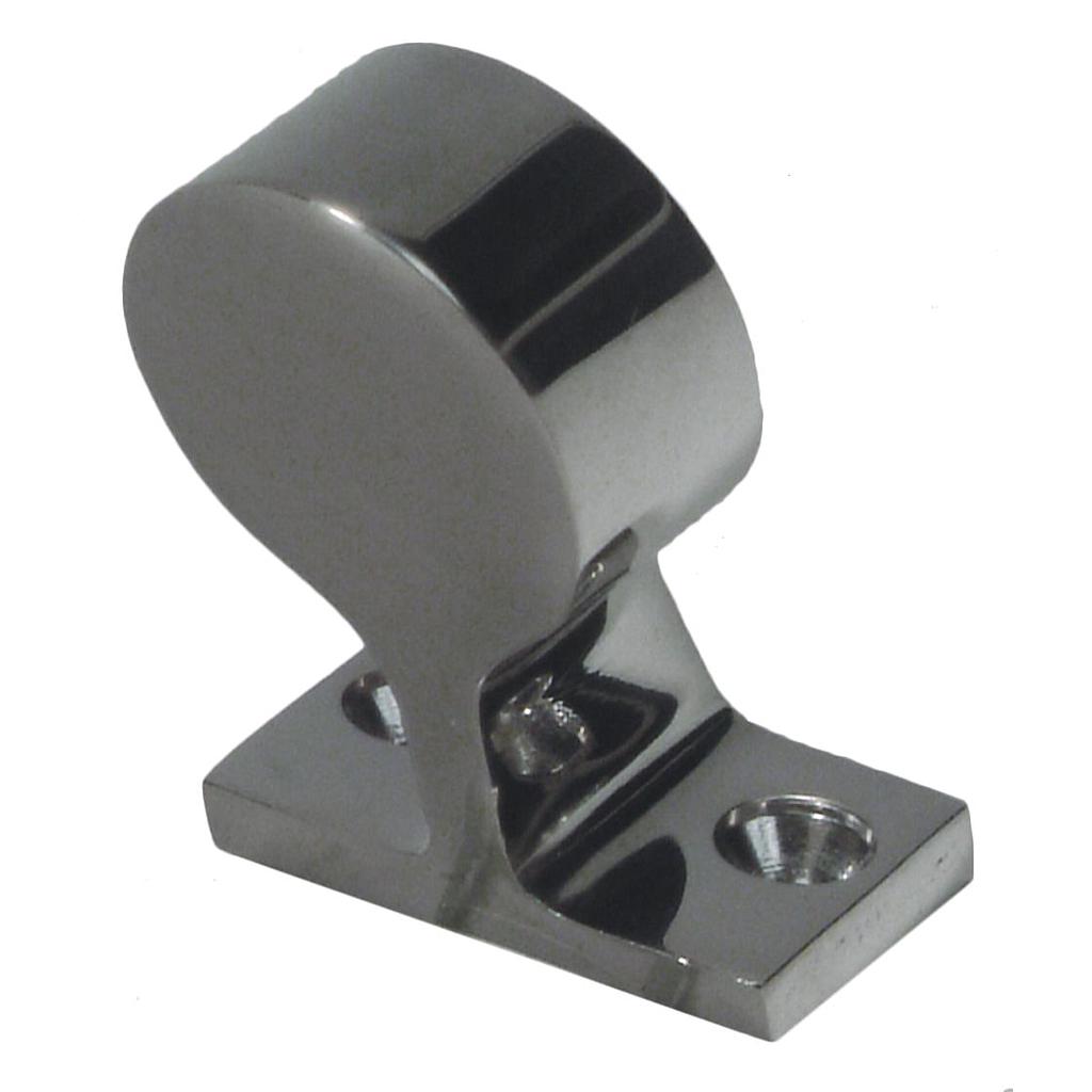 NIRO Handlauf-Endstück 120°  Ø25 4mm  H=56mm