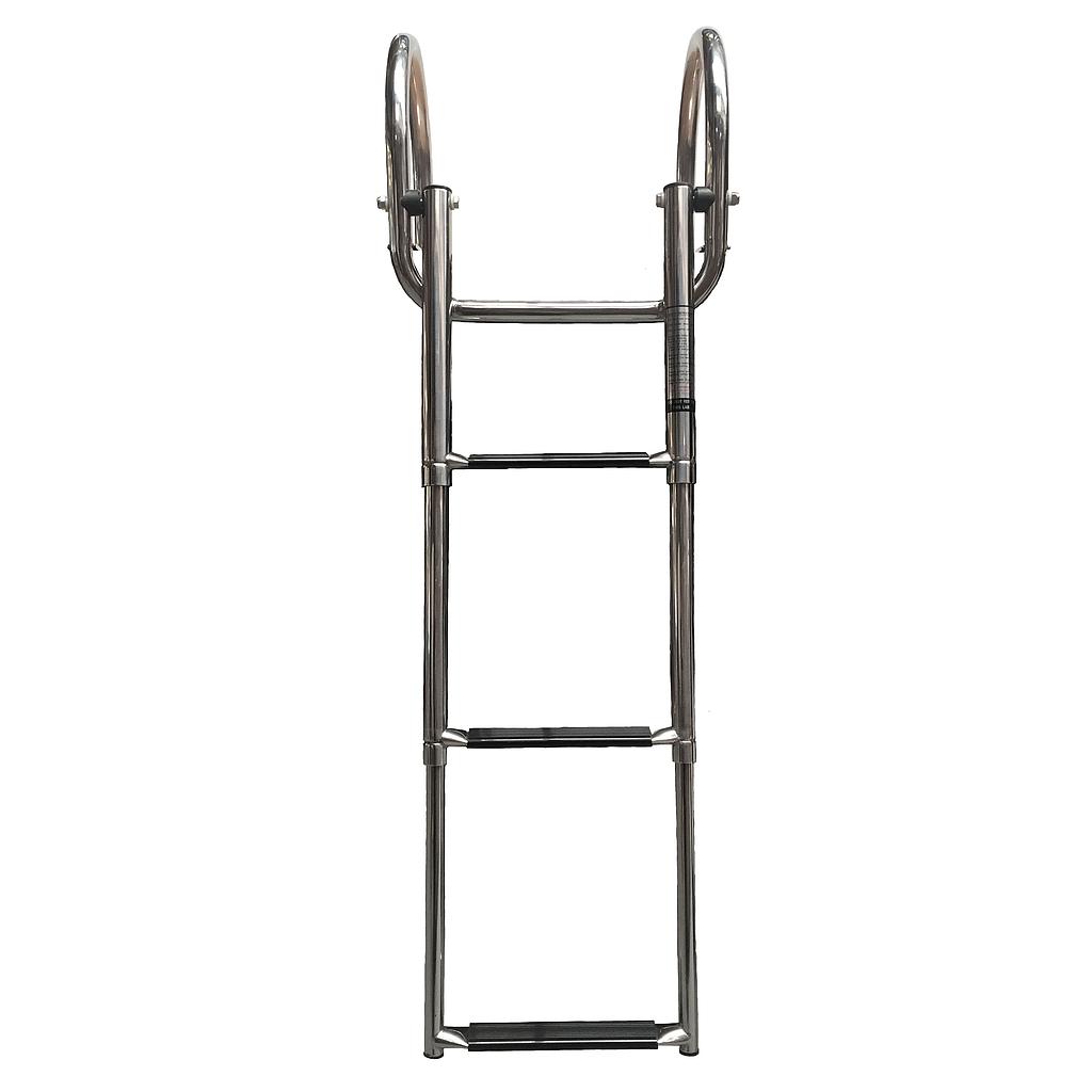 Prince Teleskopische Badeleiter für Badeplattform 3+1 Stufen