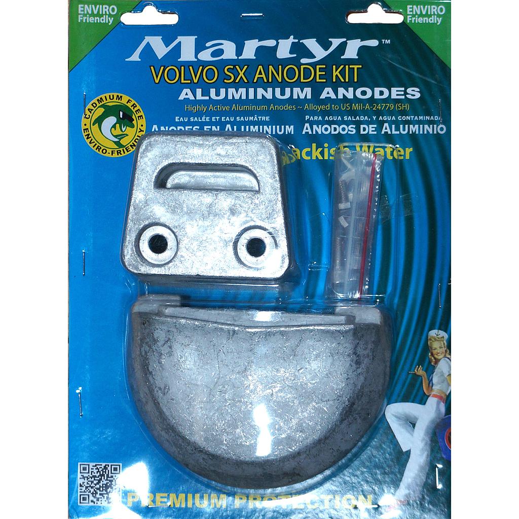 Aluminium Anode Kit Volvo SX Drive