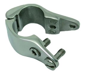 NIRO Verdeckbeschlag geteiltes Mittelstück  A=22 25mm  B=28 6mm  C=66 7mm