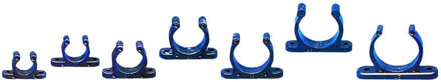 Kunststoff Clip  Ø30mm  Schwarz