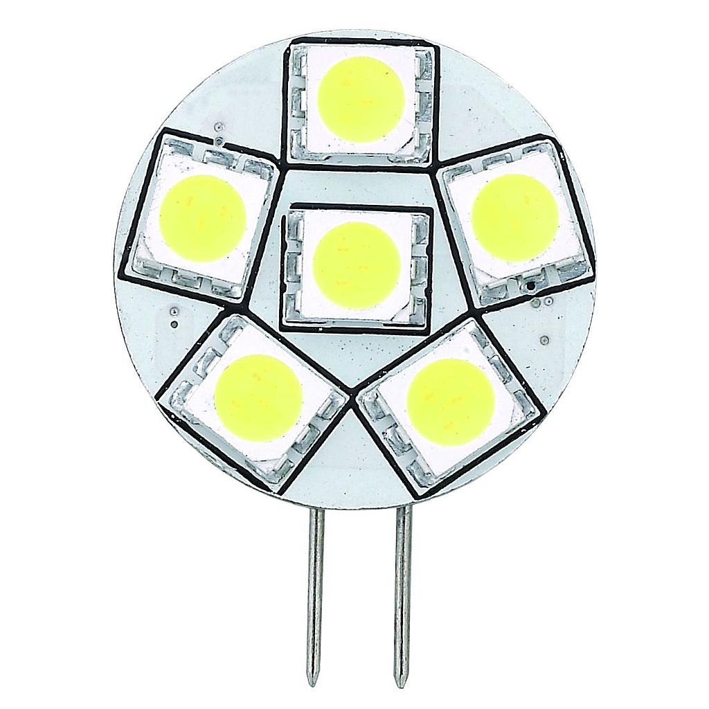 G4 LED-ersatzlampe  seitlich  Ø23mm  6x0 3W (1 8W) / 10-30V