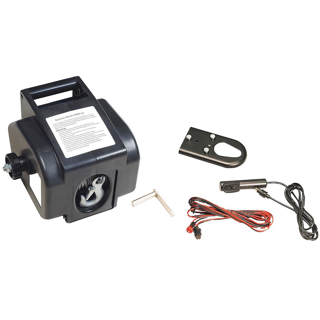 Elektrische Trailerwinde 12V  Dreht einseitig