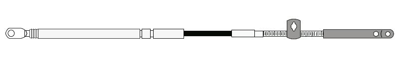 Kabel CCX189 15' 4.57mtr TFXtreme Gen II Mercury/Mercruiser