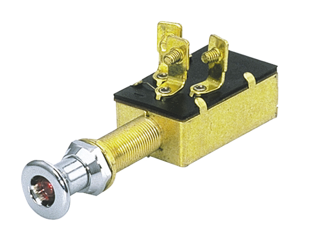 Zugschalter 12V/20A rot