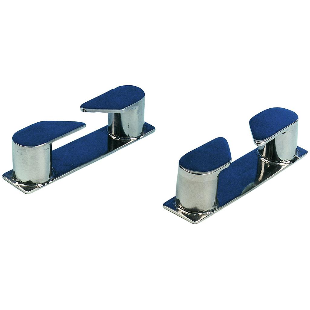 NIRO Lippklampe Rechts  Abm. 115x27x30mm ( lxbxh )  Bugmontage