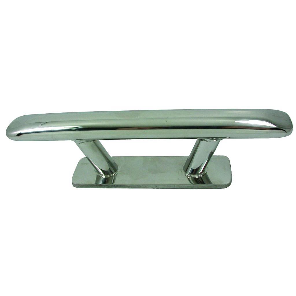 NIRO ovale Klampe  Bolzenmontage ( Ø10mm )  A=250mm  B=42mm  C=150mm  D=72mm  E=83mm  F=41mm