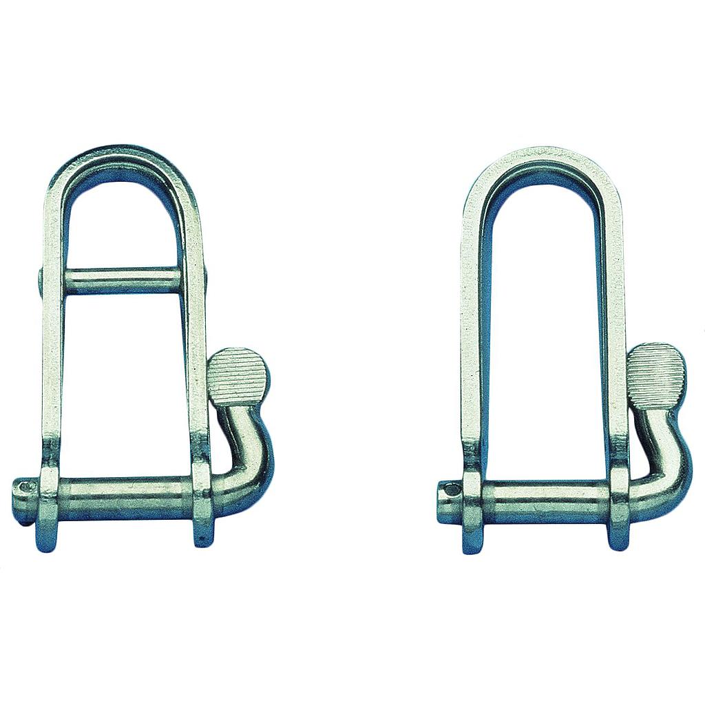 Snelsluiting  RVS 5mm met borg (voor Vallen)