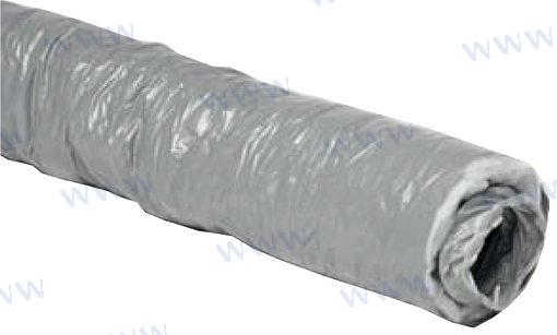 TUBO CANALIZACION AISLADO NEGRO DIM 152M