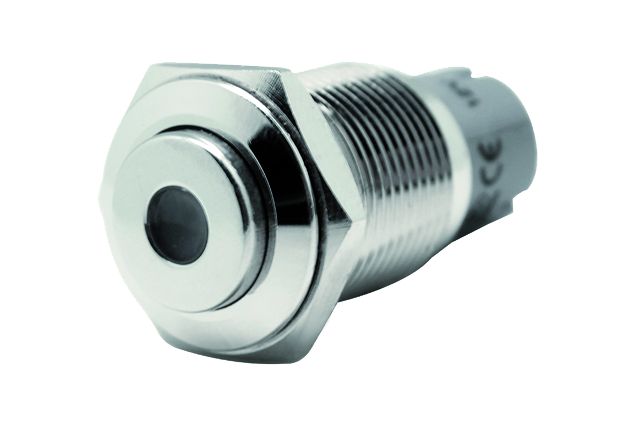 NIRO Punkt LED Druckschalter  ON/OFF  24V  Rot LED