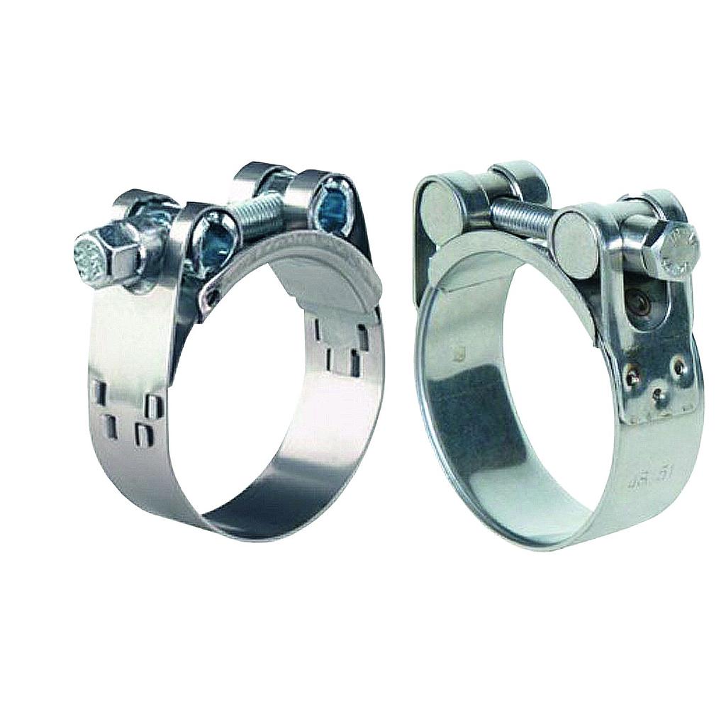 Slangklem RVS met bout 80-85mm
