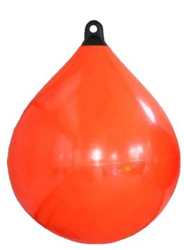 Solid Head Boje  Ø650  L=880mm  Orange mit Schwarzem Kopf ( maß 4 )