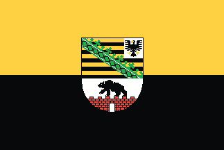 Sachsen-Anhalt vlag  20 x 30cm