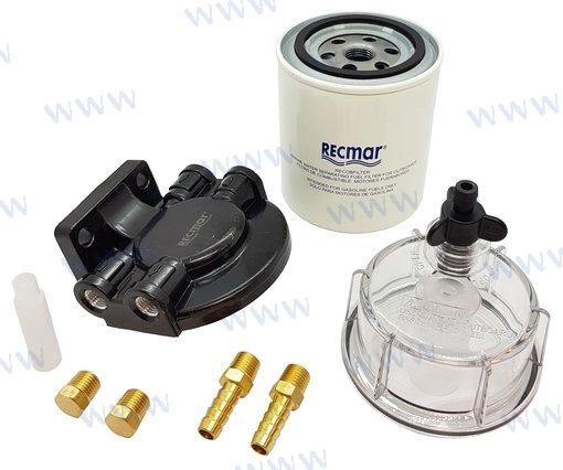 BENZINFILTER MIT BRACKET ALUMINUM