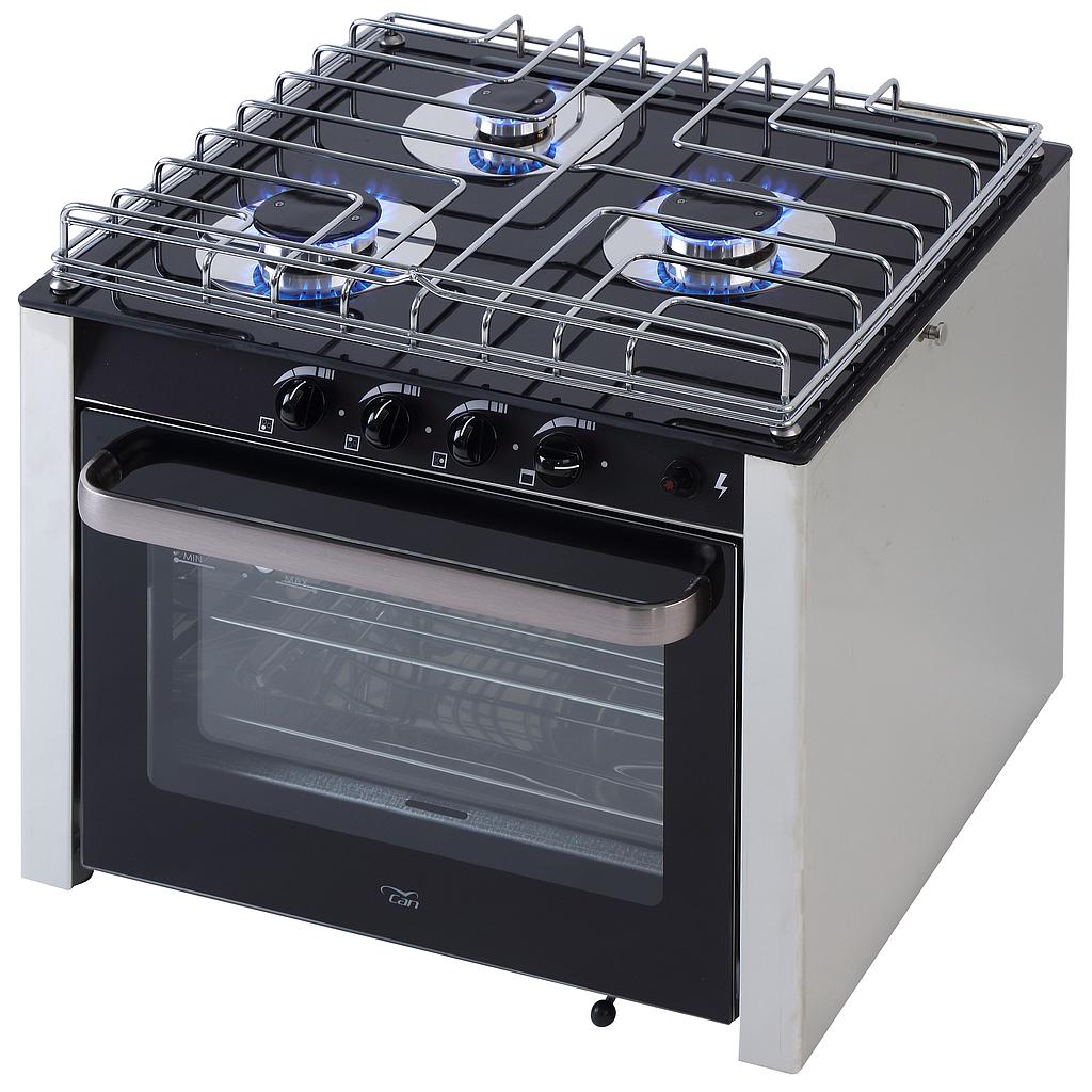 NIRO Einbau-Ofen mit 3-Brennern