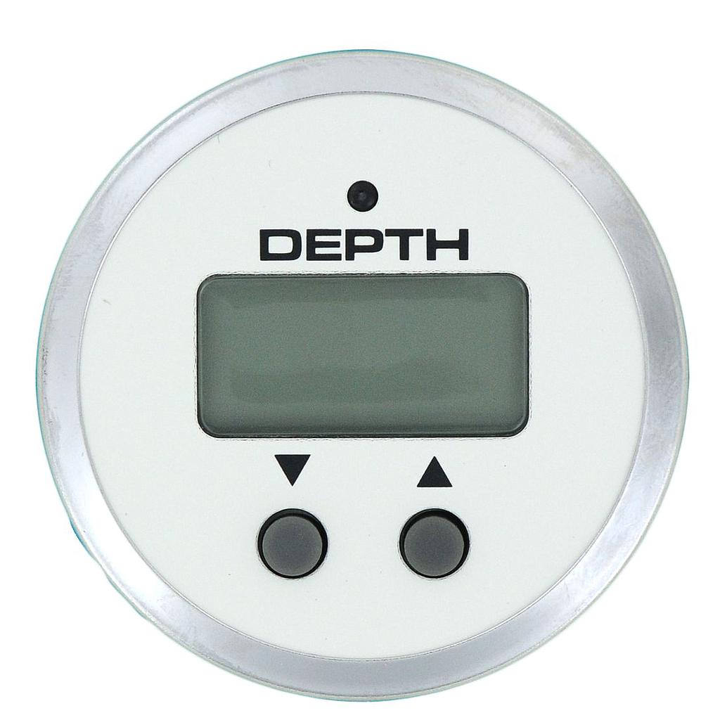 Dieptemeter digitaal  met RVS-bezel  Teleflex Lido