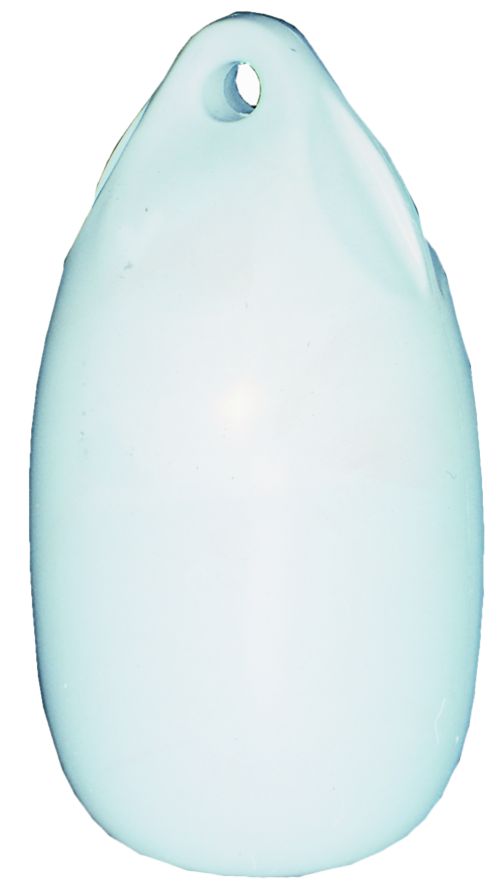 Fender Tropfenmodell Dumpy"  Ø150mm  L=300mm  Weiss ( Maß 1 ) ( aufblassbar mit Kugelventil )"