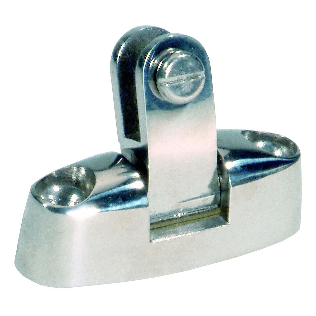 NIRO Fuß beweglich mit Bolzen  37x32mm