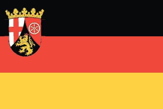 Rheinland-Pfalz vlag  20 x 30cm
