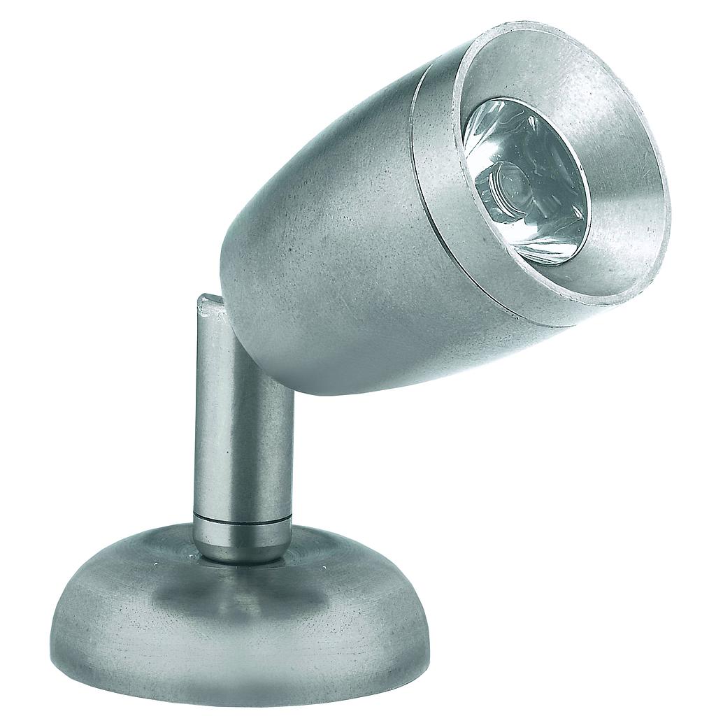 Messing-Verchroomd LED-Wand / Leselampe (mini)  8-30V/1 2W