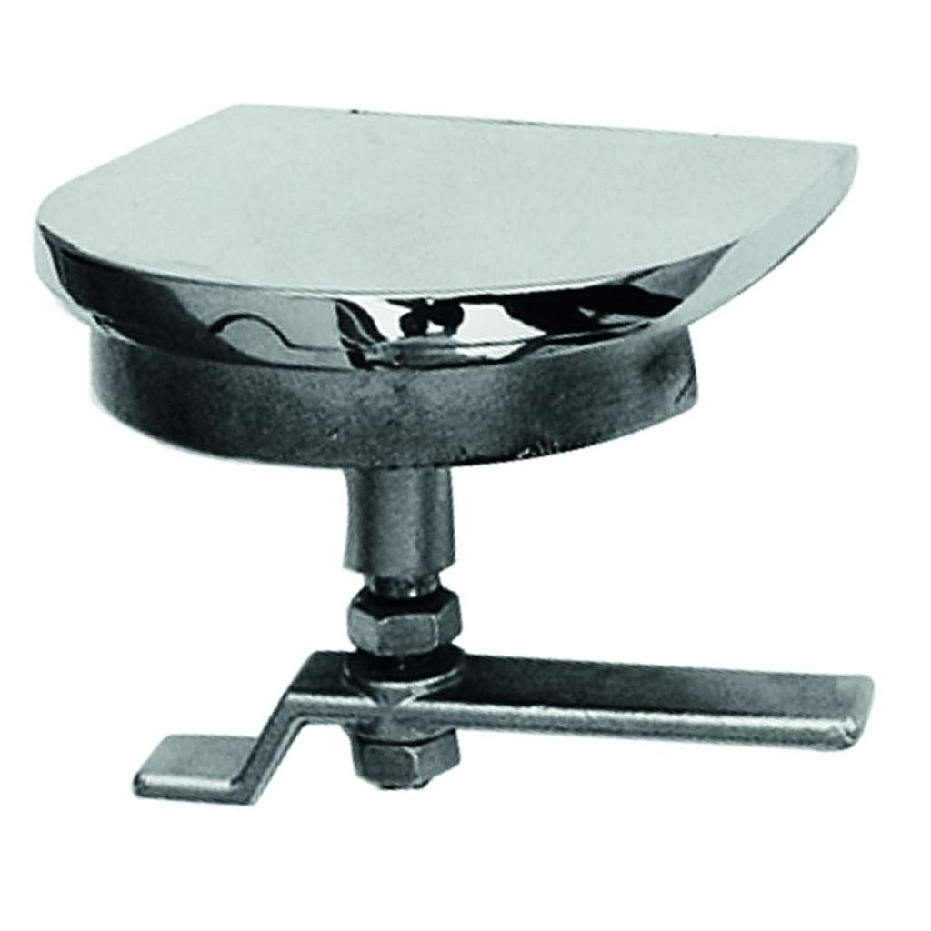 NIRO Einlaßgriff mit Drehverschluß mit Abdeckkappe