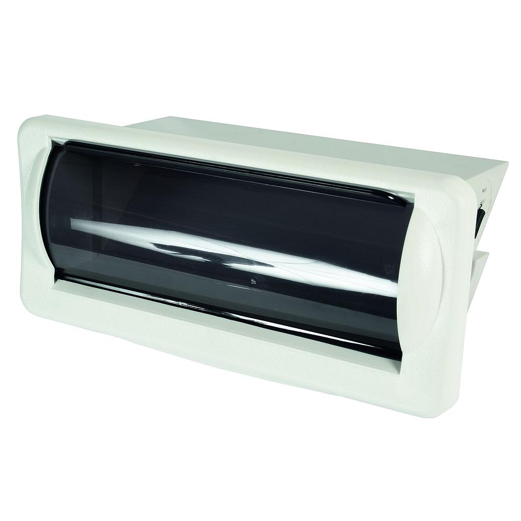 Kunststoff Radio Einbaukasten Frontblende aus Plexiglas schiebt in Gehäuse