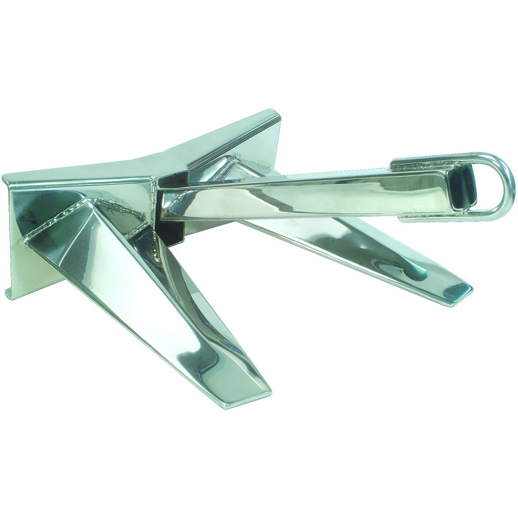 NIRO Plattenanker  Poliert  16kg