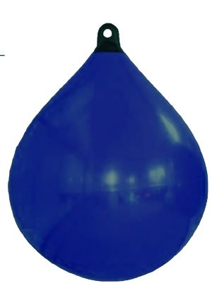 Solid Head Boje  Ø350  L=480mm  Dunkelblau mit Schwarzem Kopf ( maß 1 )