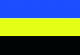 Provinzflagge Gelderland 20 x 30 cm