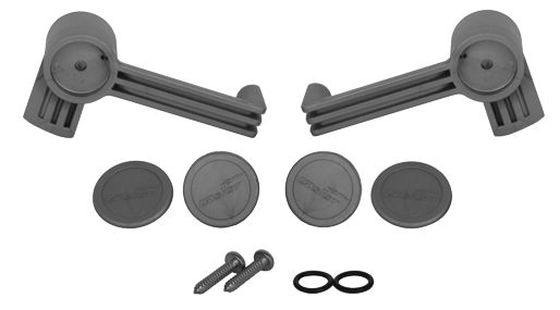 Goïot Cristal / Integration ( 46.33 ) Plastik Interieurhebel  große  inkl. Montageset ( grau )